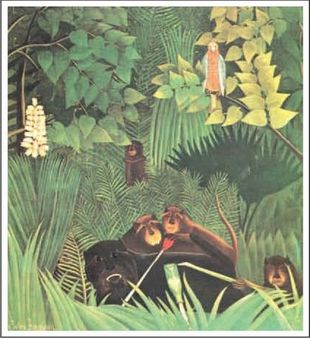 Ανρί Ρουσώ, Μαϊμούδες σε παρθένο δάσος