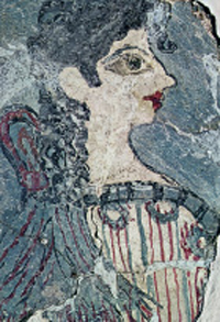 6. Η Παριζιάνα (τοιχογραφία).