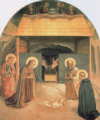 3. Φρα Αντζέλικο, Η γέννηση του Χριστού, 1430-40