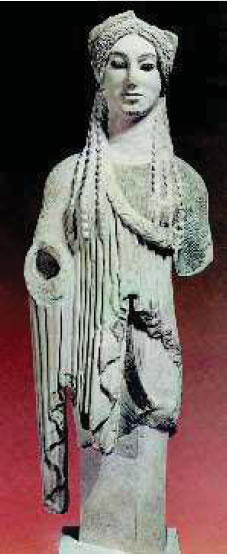 2. Η κόρη της Ακρόπολης (Αθήνα, Μουσείο Ακρόπολης)