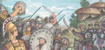 4. Ο ρωμαϊκός στρατός αντιμετώπισε αποτελεσματικά τις επιθέσεις των Ούννων.