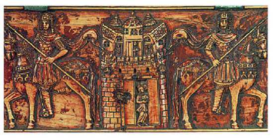 Η άλωση της Κωνσταντινούπολης από τους σταυροφόρους (1204 μ.Χ.) (Τοιχογραφία από την αίθουσα του Μεγάλου Συμβουλίου, στο Ανάκτορο των Δόγηδων, Βενετία)