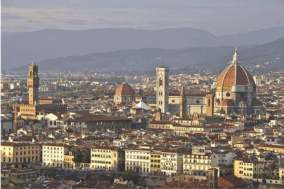 Φλωρεντία, η «πρωτεύουσα» της ευρωπαϊκής Αναγέννησης, σε σύγχρονη φωτογραφία και σε χαρακτικό της εποχής της Αναγέννησης