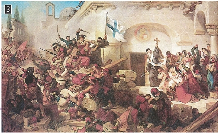 Φανταστική απεικόνιση του αγώνα στο Αρκάδι, Αθήνα, Εθνική Πινακοθήκη
