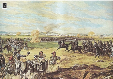 Σκηνή από τη μάχη του Δομοκού (1897), πίνακας του Γεωργίου Ροϊλού, Αθήνα, συλλογή Λάμπρου Ευταξία
