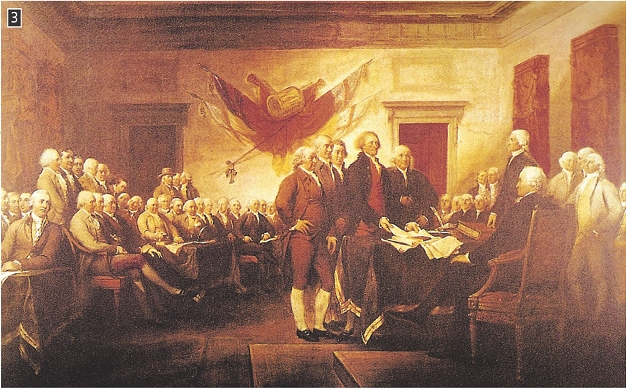 Η υπογραφή της Διακήρυξης της Αμερικανικής Ανεξαρτησίας (1776)