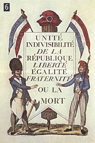 Το σύνθημα της Γαλλικής Επανάστασης «Ελευθερία, Ισότητα, Αδελφότητα»