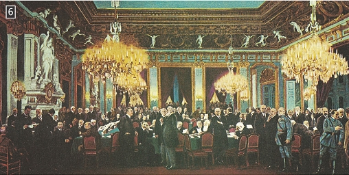 Το Συνέδριο της Ειρήνης, που πραγματοποιήθηκε στο Παρίσι το 1919, τερμάτισε τον Α' Παγκόσμιο Πόλεμο