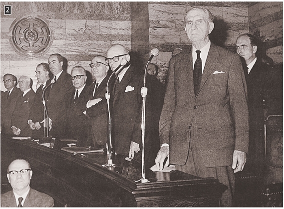 Η κυβέρνηση του Γεωργίου Παπανδρέου τον Μάρτιο του 1964, φωτ. Κ. Μεγαλοκονόμου