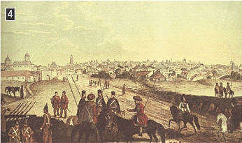 Άποψη του Βουκουρεστίου κατά τον 18ο αιώνα