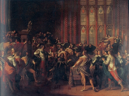 Το Αγγλικό Κοινοβούλιο συνεδριάζει (1641). Πίνακας του Τζον Σίγκλεντον Κόπλεϊ