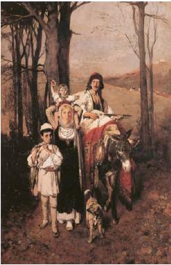 Νικηφόρος Λύτρας, &laquo;Επιστροφή από το πανυγήρι&raquo;