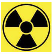 Διεθνές σύμβολο που δηλώνει την περιοχή υψηλής ραδιενεργού ακτινοβολίας.