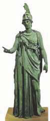 Xάλκινο άγαλμα της Aθηνάς