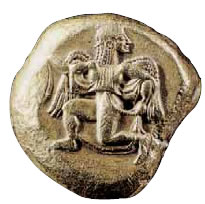 Νίκη σε στατήρα από την Κύζικο της Φρυγίας, περ. 500 π.Χ. 