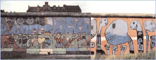 Γκράφιτι από το τείχος του Βερολίνου