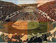 Το Παναθηναϊκό στάδιο, όπου έγιναν οι Ολυμπιακοί Αγώνες το 1896