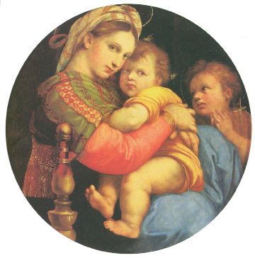 83. Ραφαήλ «Η Παναγία από καθέδρας» 1514