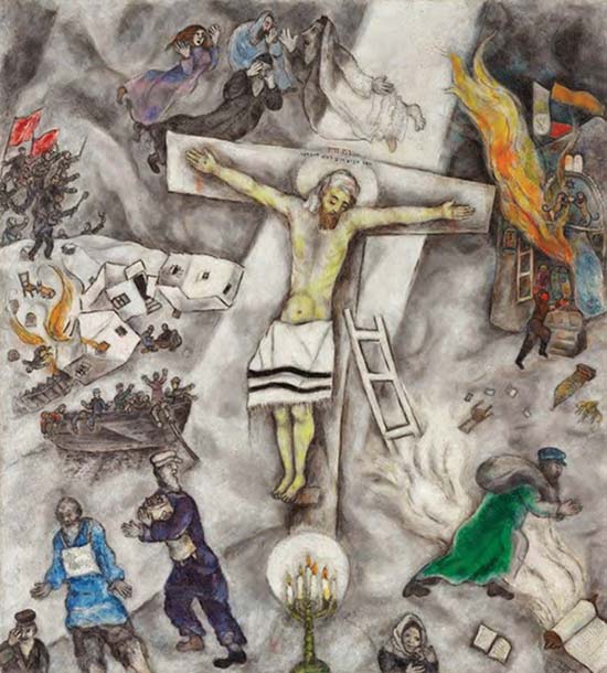 Η λευκή σταύρωση, Marc Chagall, 1938.