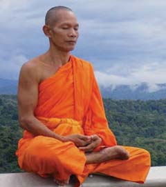 Βουδιστής μοναχός σε περισυλλογή: Ο δρόμος για τη νιρβάνα