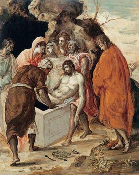 Δομήνικος Θεοτοκόπουλος (1541-1614), «Η ταφή του Χριστού» (Εθνική Πινακοθήκη)