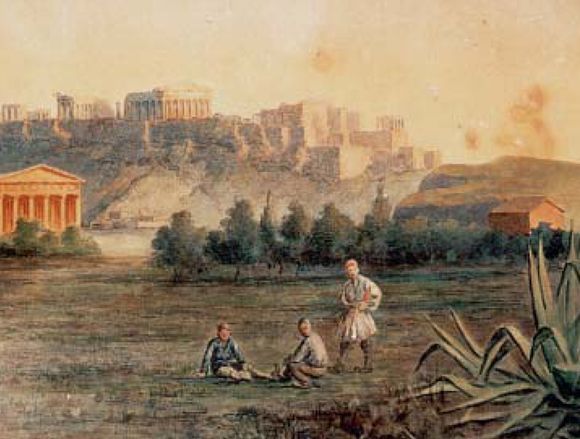 Αιμ. Προσαλέντης (1859-1926), «Η Ακρόπολη», 1897 (Εθνική Πινακοθήκη)