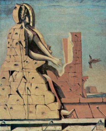 Μαξ Ερνστ, «Αγία Κεκιλία», 1923. Ο ζωγράφος υπήρξε από τους κυριότερους μοντερνιστές (Ανθολογία Σοκόλη)