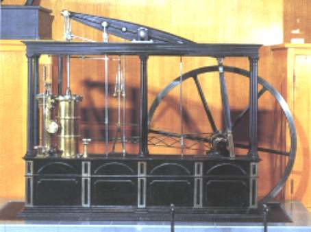 H ατμομηχανή του Watt.