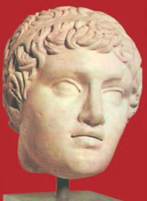Προτομή Λυσιμάχου. Αντίγραφο ρωμαϊκών χρόνων έργον της ελληνιστικής εποχής. (Γενεύη, Μουσείο Ιστορίας και Τέχνης) 