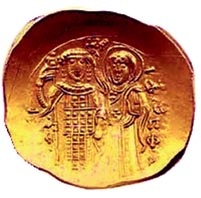 Νόμισμα του Ιωάννη Γ Δούκα Βατάτζη (1222-1254), (Αθήνα, Νομισματικό Μουσείο). Νόμισμα του Ιωάννη Γ Δούκα Βατάτζη (1222-1254), (Αθήνα, Νομισματικό Μουσείο).