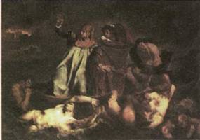 Eugene Delacroix (Ντελακρουά) (1798-1863), Ο Δάντης και ο Βιργίλιος στην Κόλαση (1822), Μουσείο Λούβρου, Παρίσι