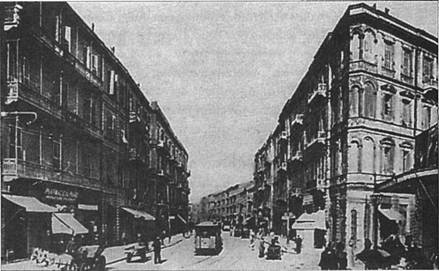 Αλεξάνδρεια, η οδός Ραμλίου. Σ' αυτό το δρόμο κατοίκησε η οικογένεια Καβάφη από το 1887 έως το 1899 (Αρχείο Ε.Λ.Ι.Α)