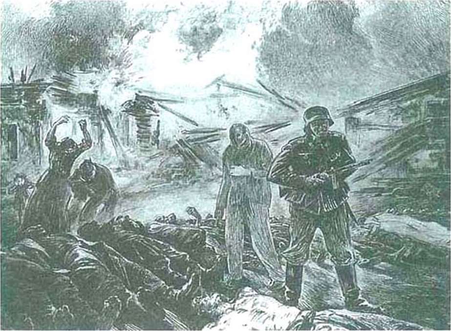 Αλέκος Κοντόπουλος (1904-1975), «Το μπλόκο» Αλέκος Κοντόπουλος (1904-1975), «Το μπλόκο»