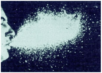 Εικόνα 1.13: Με το βήχα ή το φτέρνισμα μεταδίδονται παθογόνοι μικροοργανισμοί