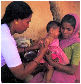 Εικόνα 1.28: Εμβολιασμός στην παιδική ηλικία