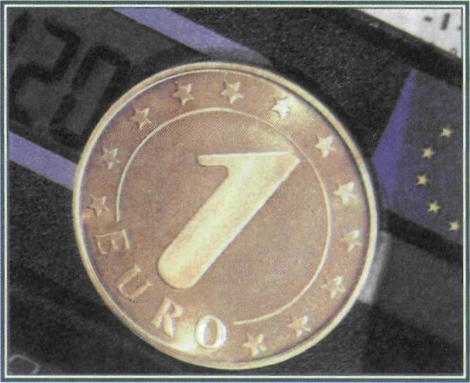 Εικόνα 1-4 Το ενιαίο νόμισμα της Ευρωπαϊκής Ένωσης: ΕΥΡΩ