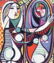 φωτ. 5.3 Π.Πικάσο «Κορίτσι μπροστά στον καθρέφτη» (1932).