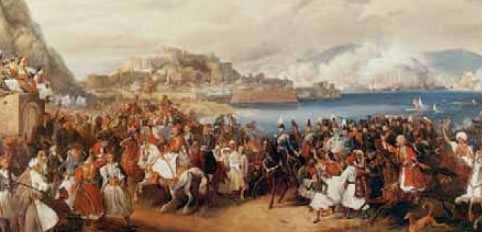 1. Π. φον Ες, Η αποβίβαση του Όθωνα στο Ναύπλιο, 25 Ιανουαρίου 1833.
