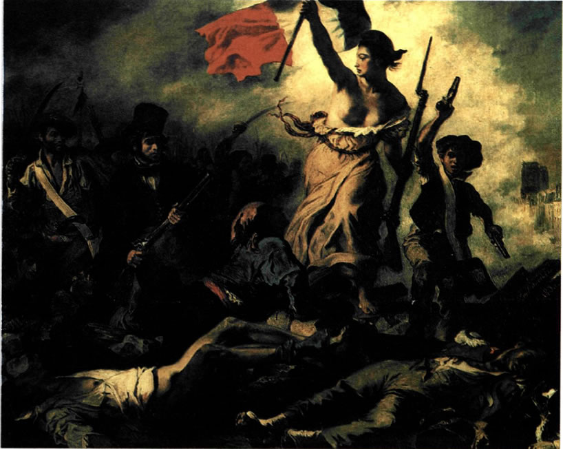 Εζέν Ντελακρουά (Eugene Delacroix, 1798-1863) «Η Ελευθερία οδηγεί τον λαό»
