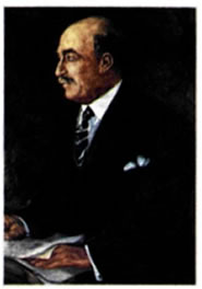 Ο Παναγής Τσαλδάρης (1867- 1936), ηγέτης του Λαϊκού Κόμματος από το 1922, διατέλεσε δύο φορές πρωθυπουργός (1932-33 και 1933-35). Παραμερίστηκε από την εξουσία κατόπιν φιλοβασιλικού πραξικοπήματος του Γ. Κονδύλη (1935). Πνευματικό Κέντρο του Δήμου Αθηναίων.