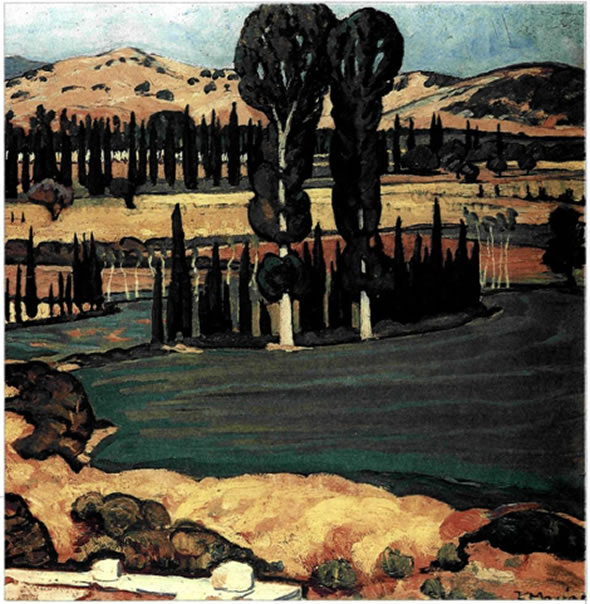 Κωνσταντίνος Μαλέας (1879-1928), «Θέρμος Αιτωλοακαρνανίας», 1921