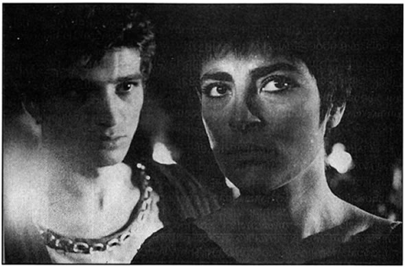 «Ηλέκτρα», σκηνοθεσία Μιχάλη Κακογιάννη, 1962 (Ειρήνη Παππά, Γιάννης Φέρτης).