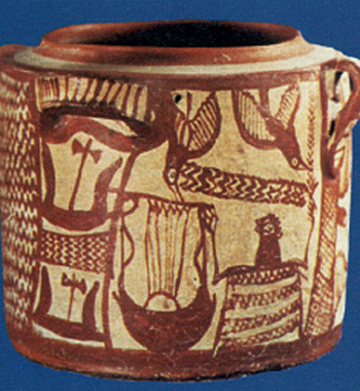 2. Στο αγγείο αυτό βλέπουµε ένα µουσικό να παίζει τη λύρα του.