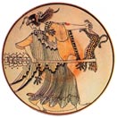 Mαινάδα, αγγείο, 490 π.X.